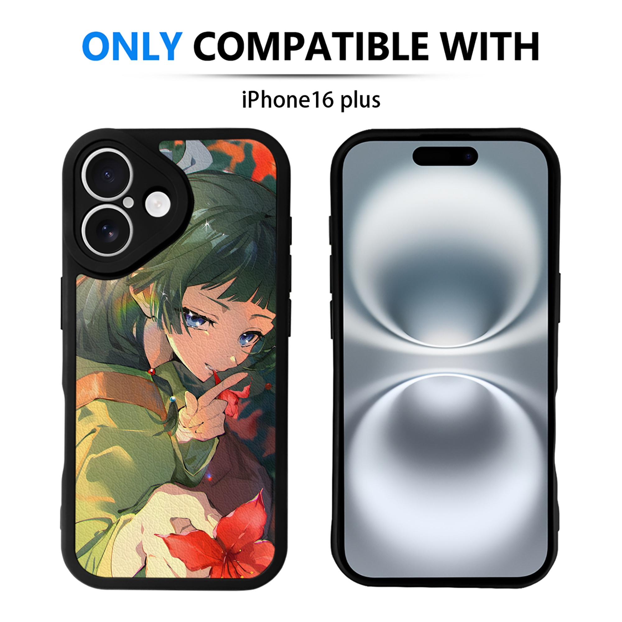 （画像用） 薬屋のひとりごと The Apothecary Diaries 【iPhone 16シリーズ対応】シリコンスマホケース（レザー調） 材質：シリコン
